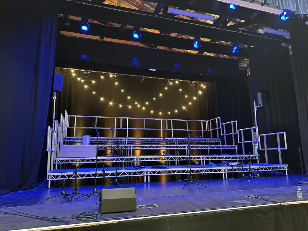 Stage for choir