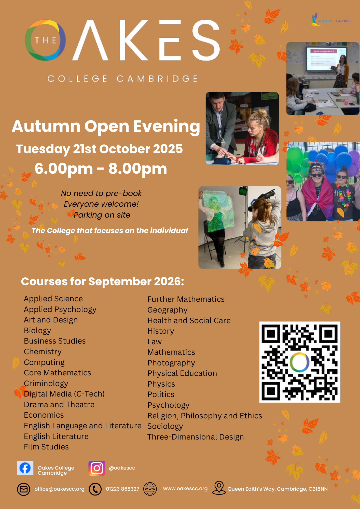 Oakes open evening