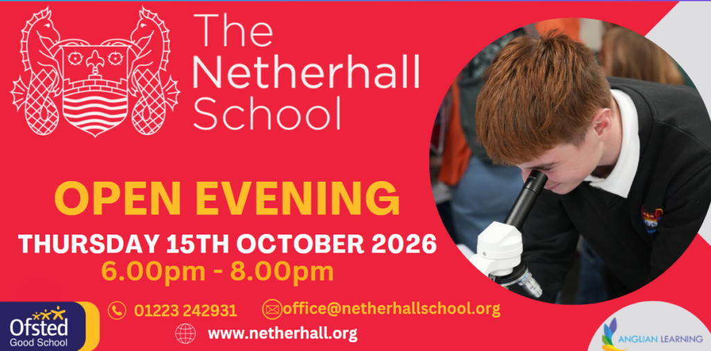 OPEN EVENING – THURSDAY 15TH OCTOBER 2026